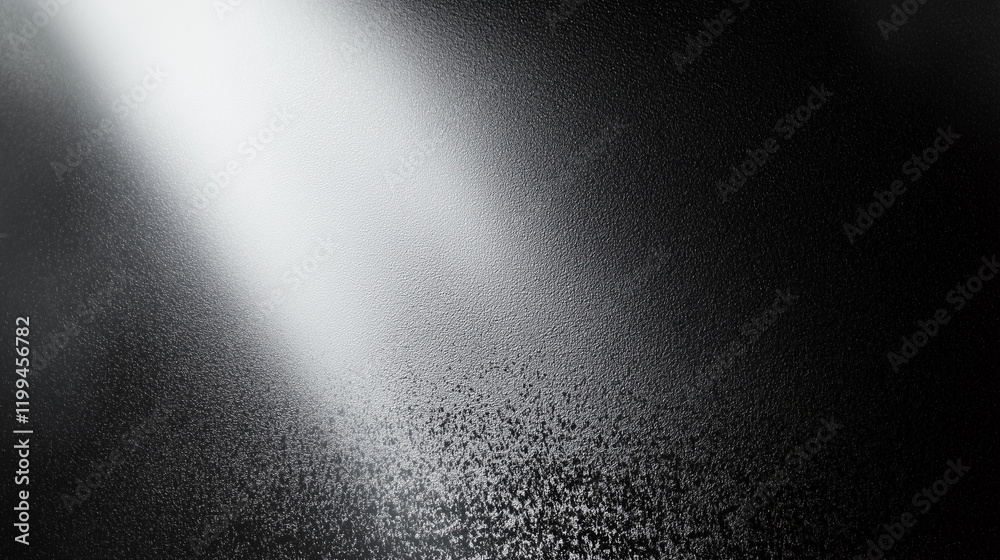 Leinwandbilder abstract gradient background with a soft spotlight effect on a black grunge textured wall. gray and 
