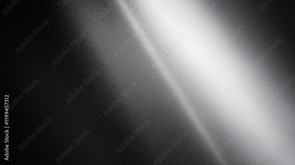 Poster abstract gradient background with a soft spotlight effect on a black grunge textured wall. gray and 