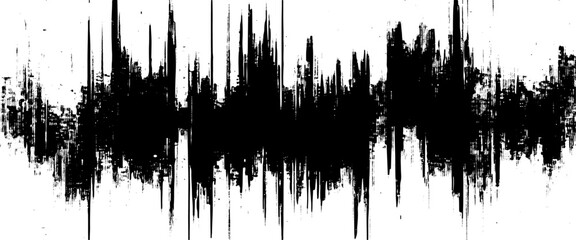 Vector brush grunge texture Rough Black Scratches splatter grunge distressed background.