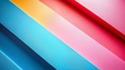 Obraz premium Modern and Stylish Composition of Colorful Graduated Stripes in a Contemporary Layout Design for Graphic Use