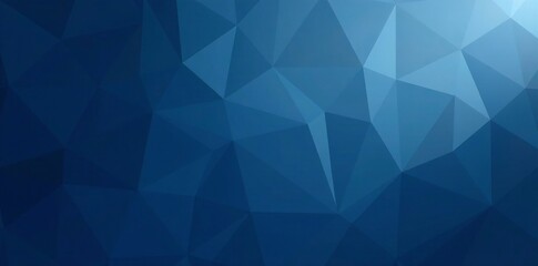 Fototapeta premium Abstract blue polygonal background with a modern design, suitable for various projects.