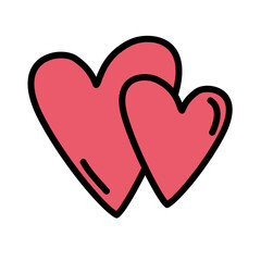 Valentine element pink icon cute 