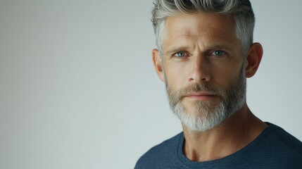 Age of Wisdom: A Man with Facial Hair