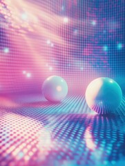 Obraz premium Cyber Space Balloon Theme