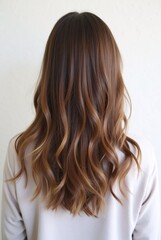 Naklejka premium woman with hair