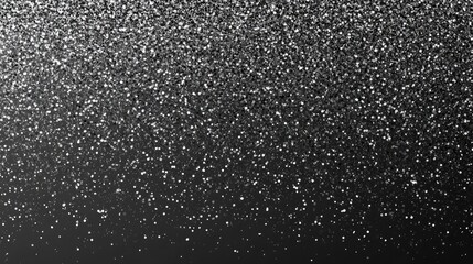 Obraz premium Gray grainy background, black white gradient grayscale abstract monochrome noise texture banner, header cover wallpaper backdrop design, Generative Ai