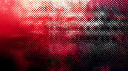 Obraz premium Abstract Red Metal Mesh Texture: Dark Grunge Industrial Background. Perfect for graphic design projects and digital art.