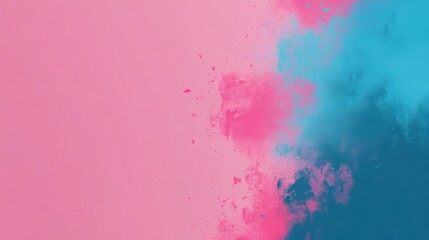 Obraz premium A vibrant gradient background blending pink and blue hues with a soft, cloud-like texture.