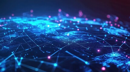 Supply chain solutions flat design front view global distribution network animation vivid