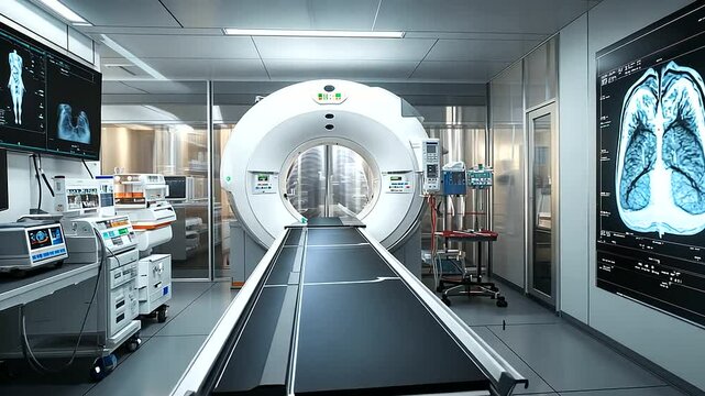 AI-powered diagnostic tools in medicine that analyze medical images, such as X-rays or MRIs, to detect early signs of diseases like cancer