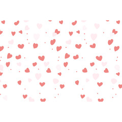 Tiny heart pattern hearts background vector