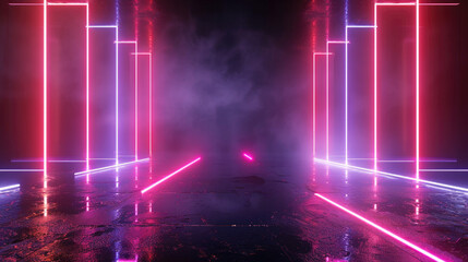 fireworks in the city