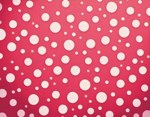 white polka dot pink background