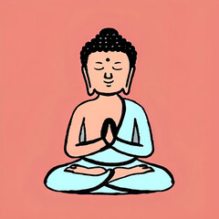 child in the lotus position