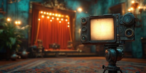 Vintage Camera in Grand Hall