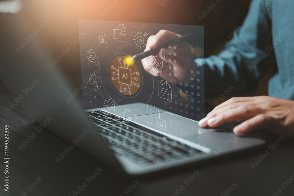 Poster Harnessing AI: Streamlining processes and driving innovation through advanced technology.