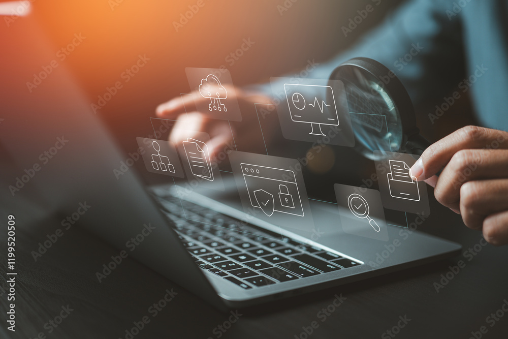 Poster Digital investigation: Unveiling key insights through technology and innovation.
