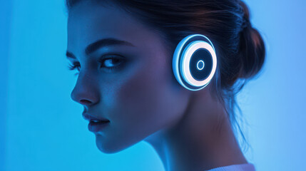 Stylish earwear blending cutting edge audio technology with modern design