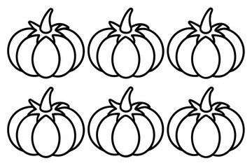 Tomato Line Art Vector Bundle