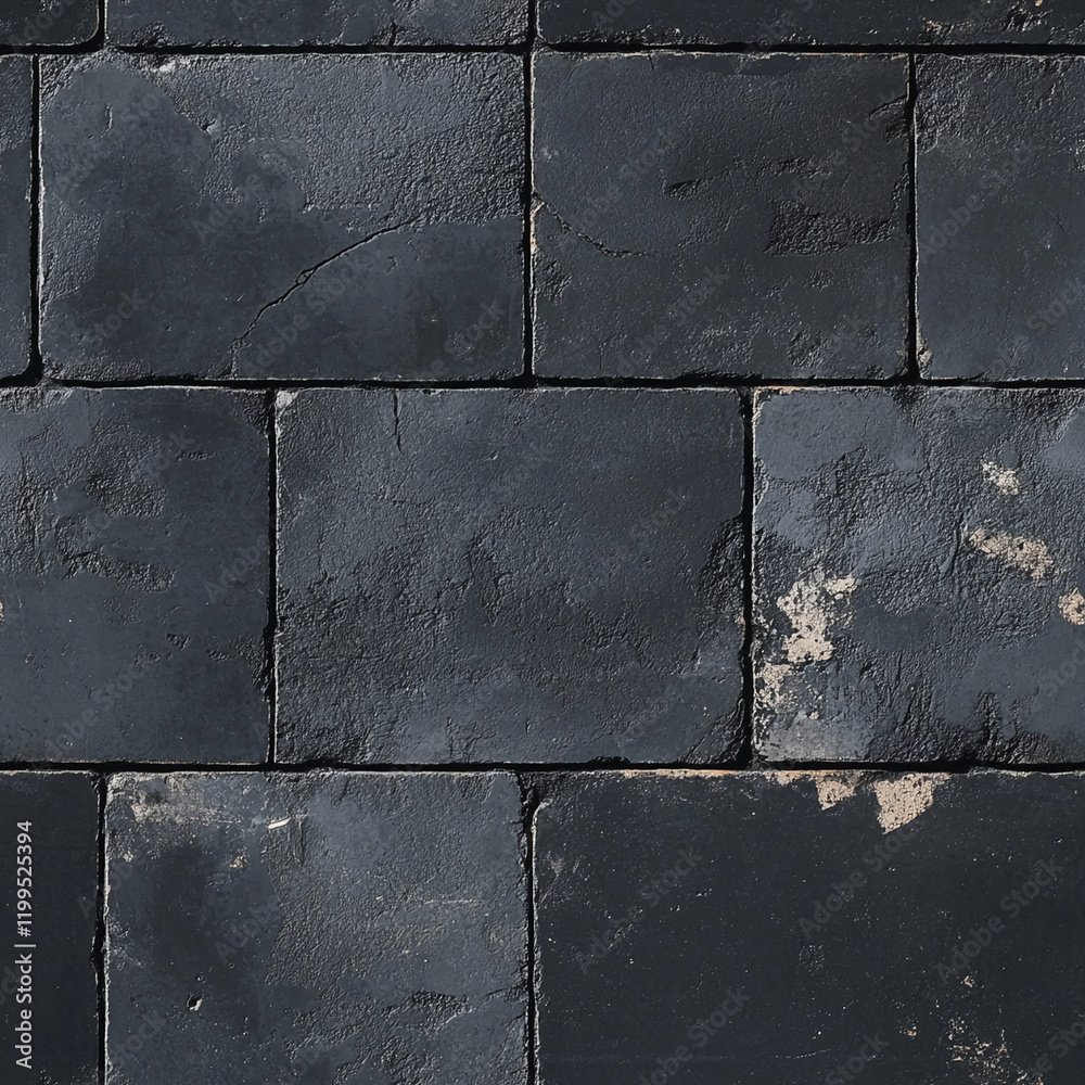 Aufkleber dark brick texture with rough and aged surface pattern