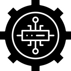 Server Settings icon single vector illustration