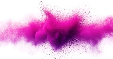 Explosion of colored powder (abstraction).