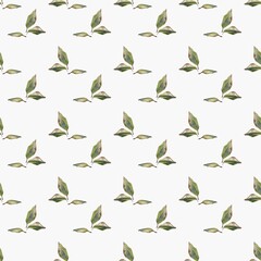 Vibrant magnolia watercolor pattern designed for seamless textile and wrapping applications