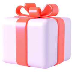 Brightly wrapped gift box with a bow ready for any special occasion celebration