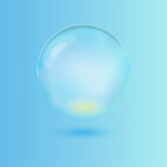 Glass  ball with shadow	