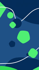 Abstract Background With Shapes