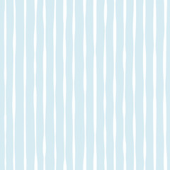 Blue stripes seamless pattern. Cute baby lines print. Watercolor sea stripes background