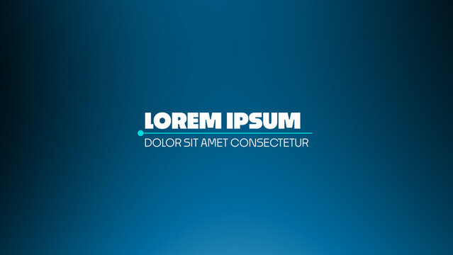 Professional Title Animation for Business Presentations
