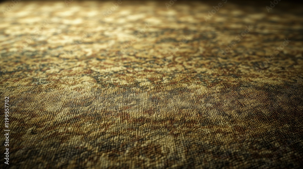 Poster Close up of a gold textured surface with intricate details.