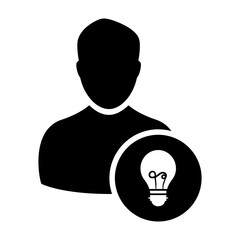 Creativity, Thinking, and Brain Icon