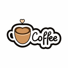 cup of coffee with heart