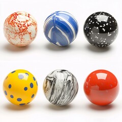 set of christmas balls