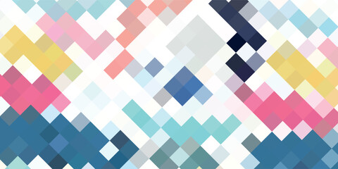 Dispersed background. Disintegration pixel effect illustration. Vector rectangle elements. Disappear transform rectangle texture. Dissolved filled square. Vector graphic.