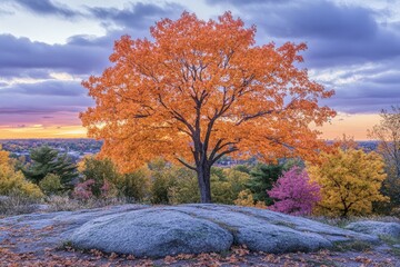 Majestic deer in sunrise mist - generative ai. Beautiful simple AI generated image