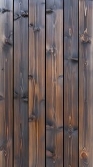 Fototapeta premium Detailed close-up showcasing wooden slats on an outdoor fence with a warm color palette and rich natural grain perfect for creative use