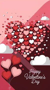 Love-Themed Valentine's Day Illustration