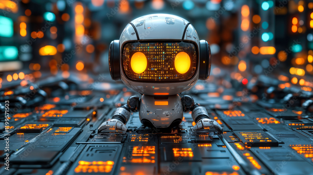 Poster generative ai transforming content creation with autonomous marketing and communication tools