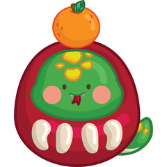 a cute chinese new year snake