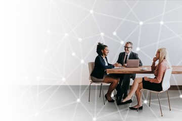 Business people discussing in a meeting room