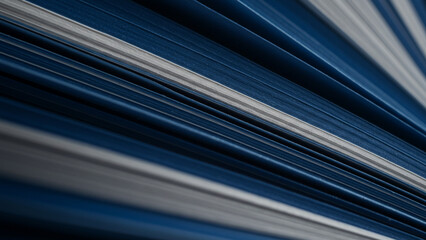 A close-up image showcasing the intricate layers of blue and white paper designed for background use