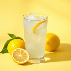 Lemonade in a Sunshine Yellow Scene
