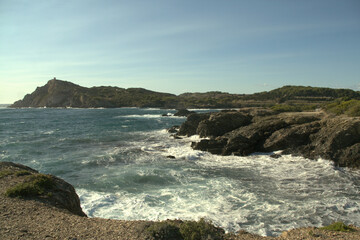Sur le presqu'île du Gaou située près de Six-Fours-les-Plages dans le département du Var
