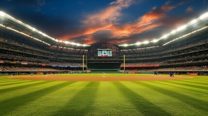 An iconic arena designed for thrilling baseball matches.