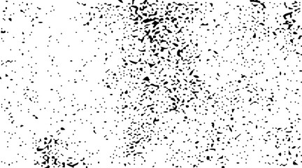 Dark design background surface. Gray printing element. Abstract texture with grain and stain. Splashes of paint, 