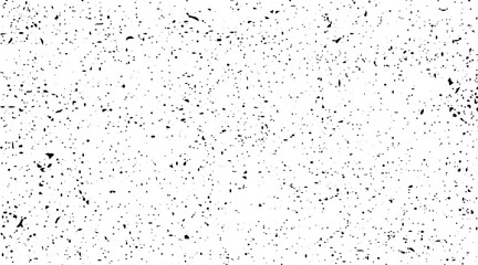 Dark design background surface. Gray printing element. Abstract texture with grain and stain. Splashes of paint, 