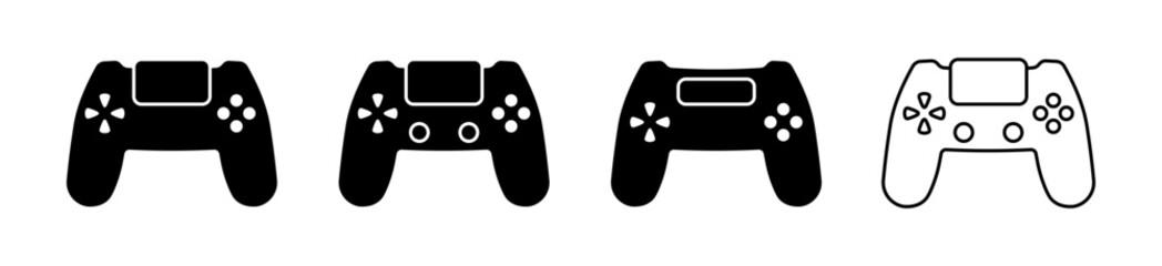 Gamepad icon. Controller. Gamepad set